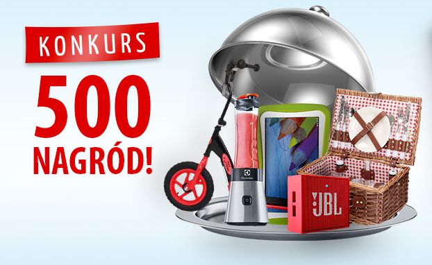 Do wygrania 500 różnych nagród Konkurs