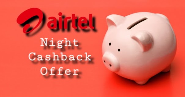 airtel night pack code
