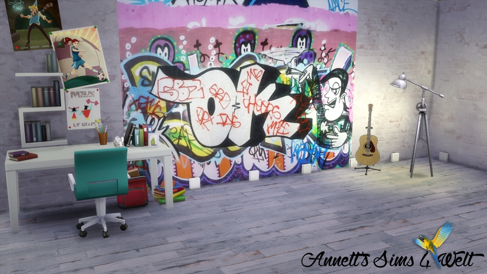 Annett’s Sims 4 Welt: Graffiti Walls