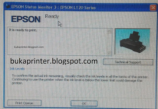 epson l120 ink charging not complete