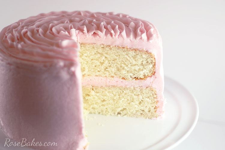 WHITE ALMOND SOUR CREAM CAKE Delish Food