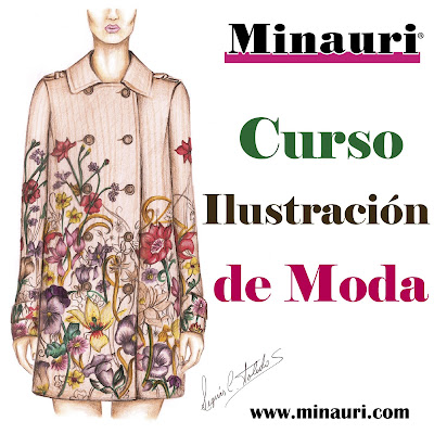 Curso Taller Ilustración de Moda Ilustración de Moda - Fashion Design - Fashion illustration - Fashion Drawing - Dibujo de Moda - Diseño de Moda - Minauricontigo - Dibujo de Figurin - Model Drawing
