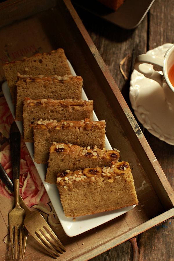 Kek Pisang Lembab dan sangat lembut - masam manis