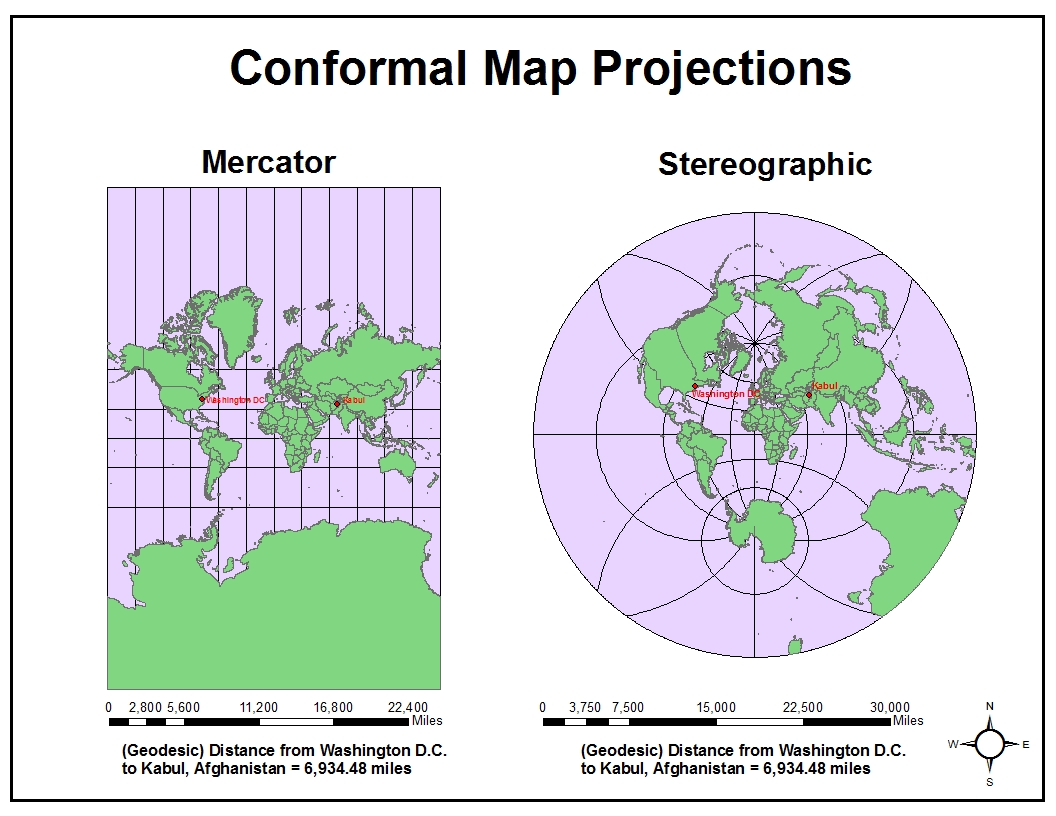 Types Of Map Projection In Gis Design Talk