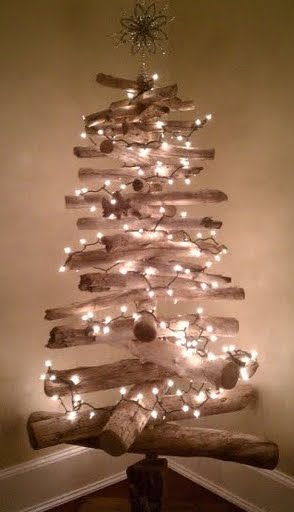 driftwood Christmas tree