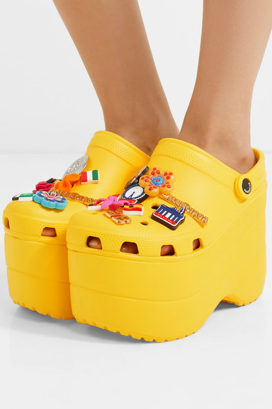 neon yellow balenciaga sandals