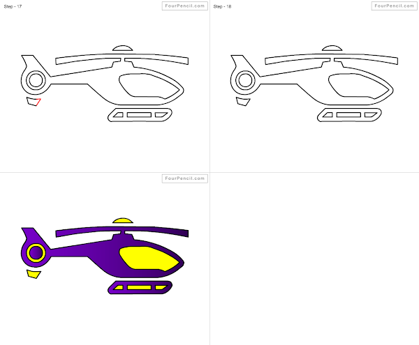 How to draw Helicopter - slide 2