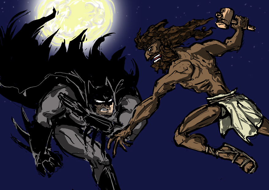 jesus dust batman vs jesus
