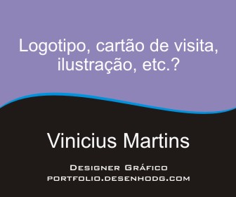 Vinicius Martins - Portfólio (logotipo, cartão de visita, etc.)