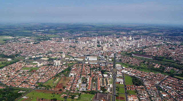 Vista aérea de Araraquara