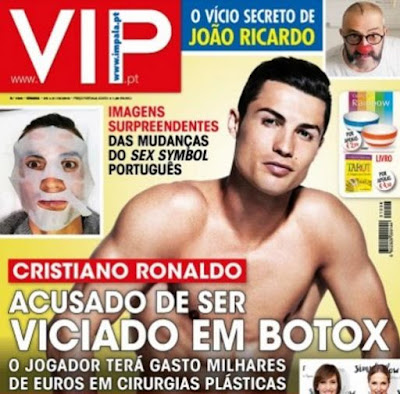 Photo: Cristiano Ronaldo reportedly spends thousands of Euros on cosmetic therapy and botex Photo: Cristiano Ronaldo reportedly spends thousands of Euros on cosmetic therapy and botex