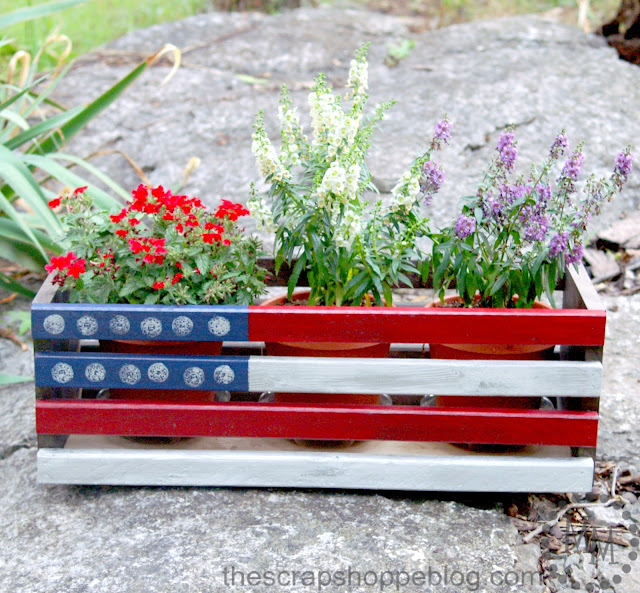 DIY Patriotic Planter