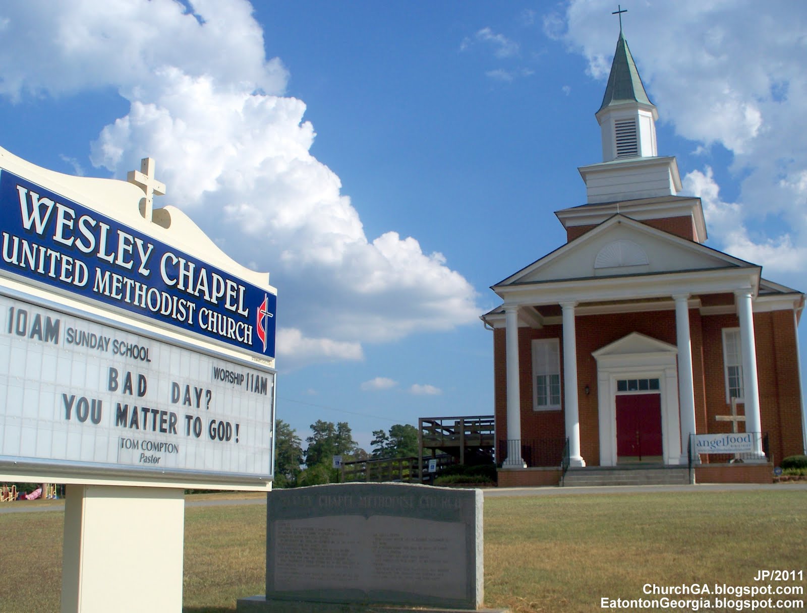 GA. FL. AL. CHURCH First Baptist Catholic Methodist Presbyterian