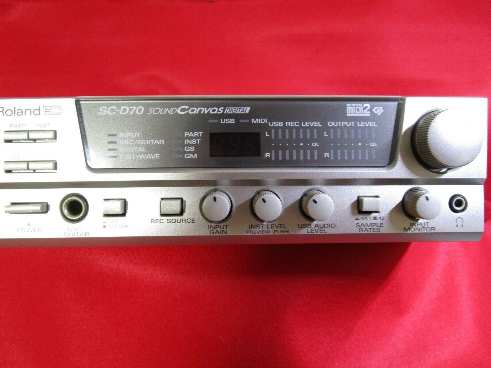 MATRIXSYNTH: ROLAND SC-D70 SOUND MODULE USB MIDI AUDIO INTERFAC