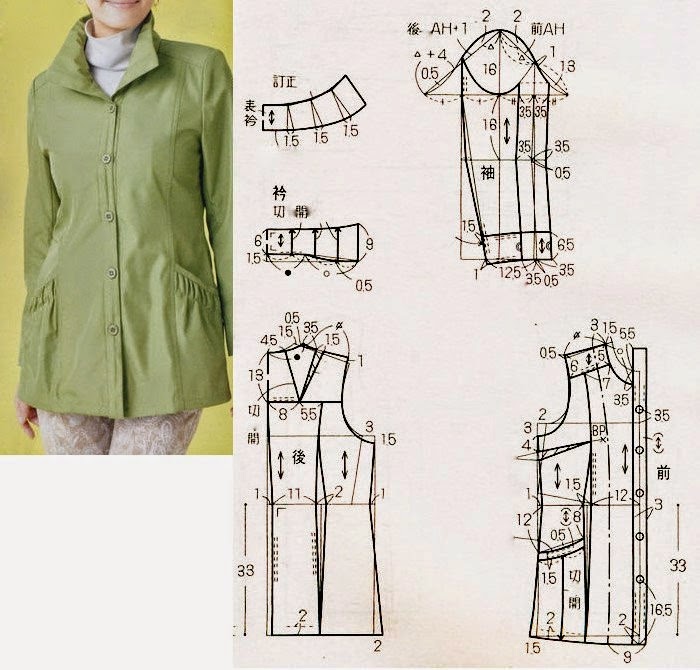 coats (Chinese method of pattern making) - modelist kitapları