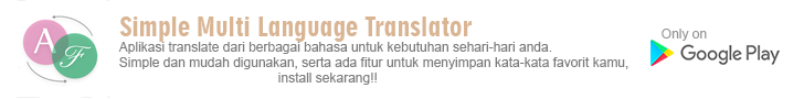 Simple Multi Language Translator