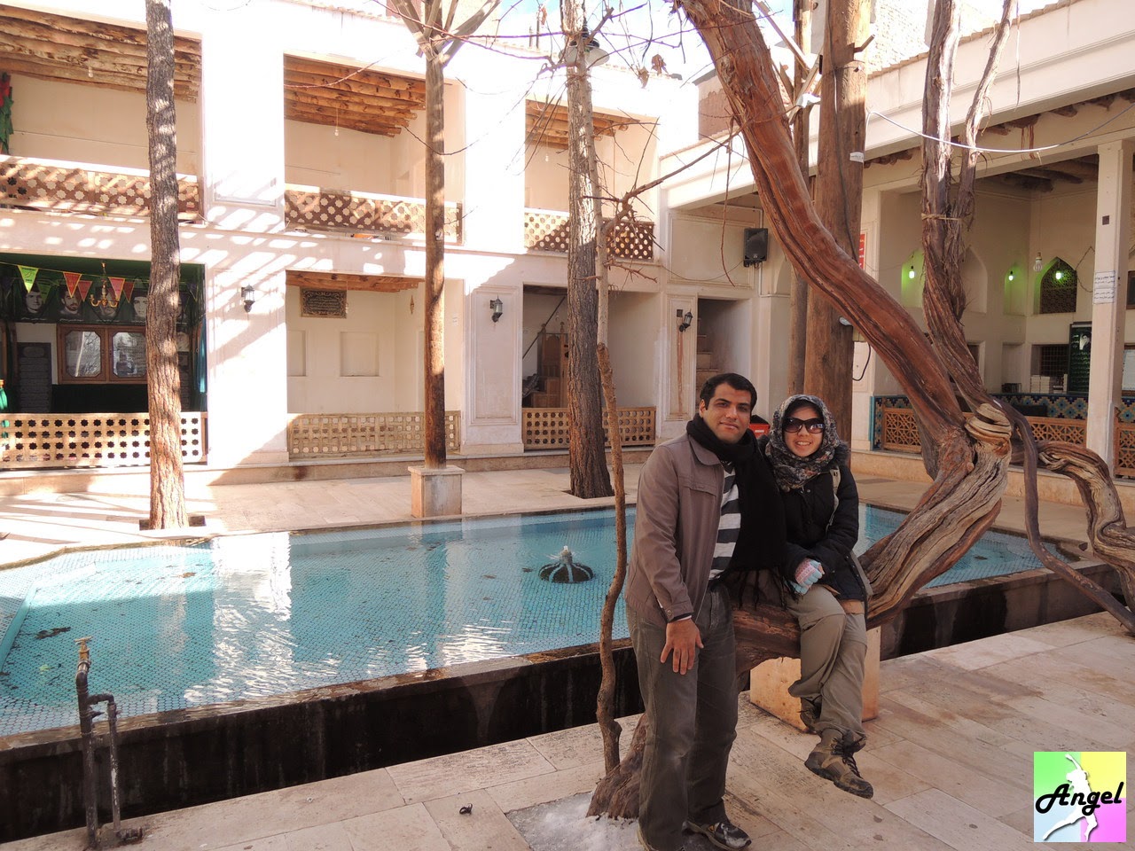 abyaneh kashan mosque iran