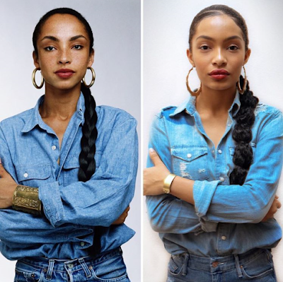 Photos Yara Shahidi recreates Sade Adu pose