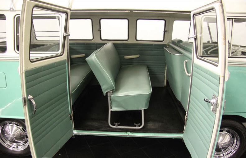 When Bench Seats Were Really A Note The Stylish Wing Nuts When Bench Seats Were Really A Note The Stylish Wing Nuts Too 1964 Vw Microbus 13 Window Interior Jpg Jpeg Image 791 509 Pixels Pinterest