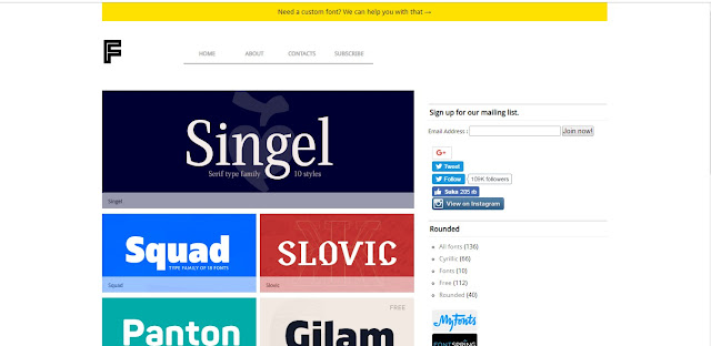 11 Situs download Font Keren dan gratis 11 Situs download Font Keren dan gratis