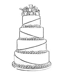 cake sketch drawing drawings draw clipart clip fancy designs heart arts topper library getdrawings