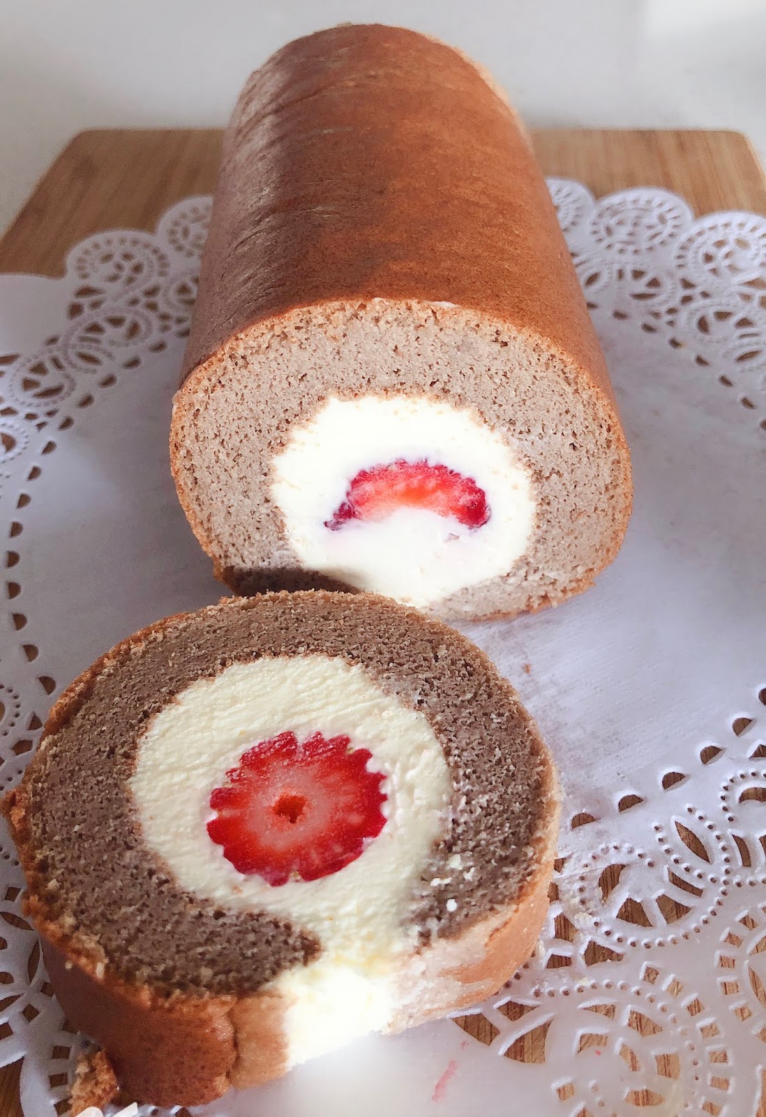 Cacao Swiss Roll the Keto way