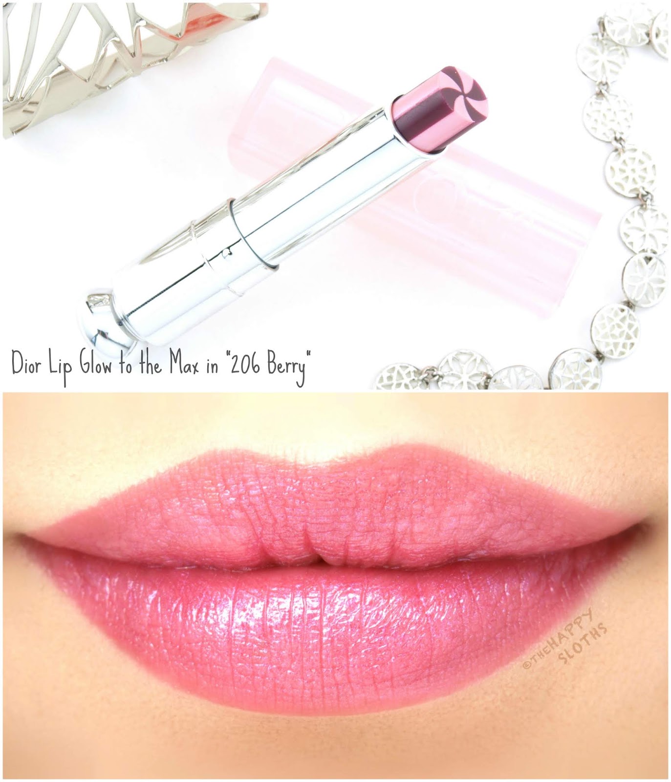 Dior | Lip Glow to the Max in "206 Berry": Review and Swatches