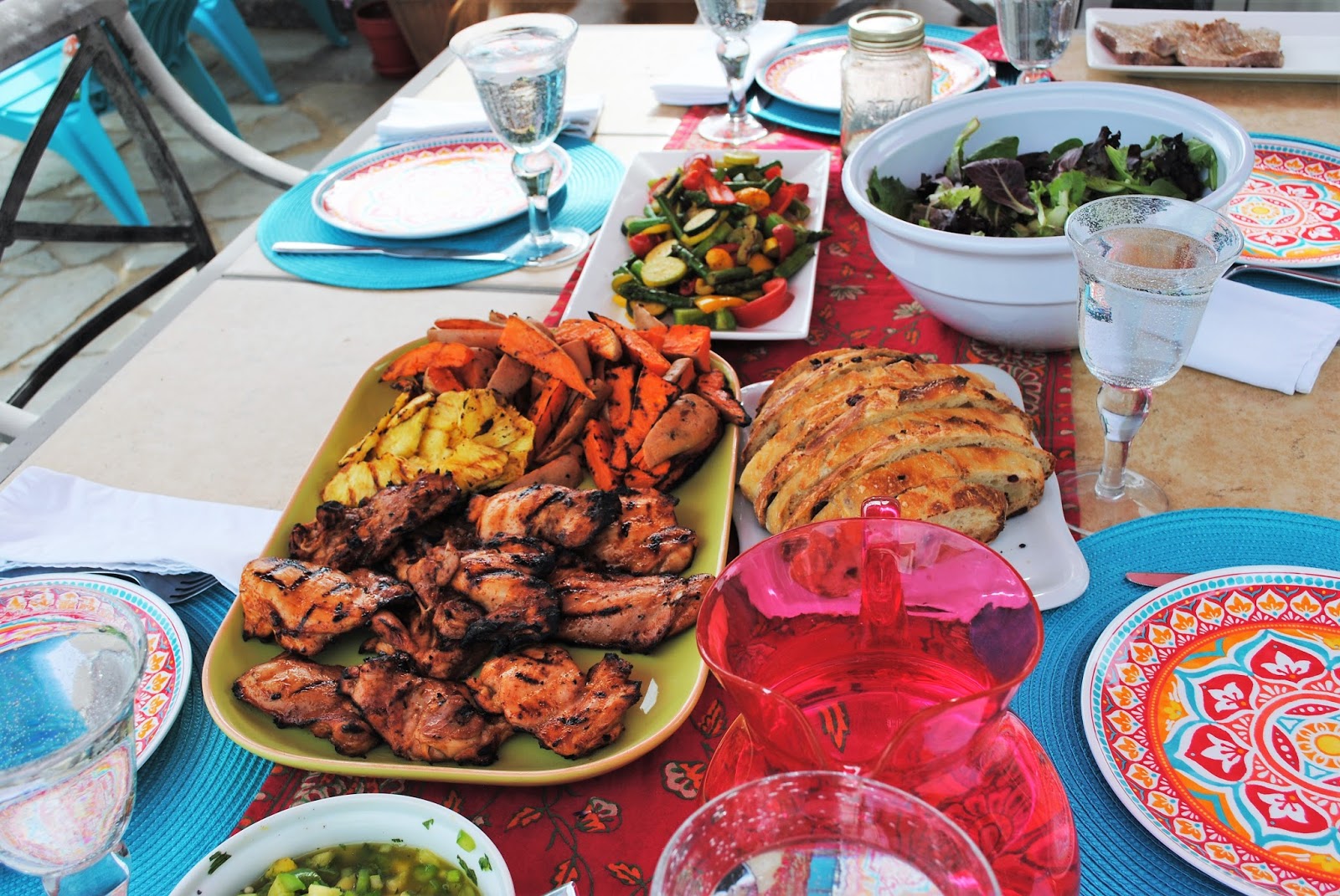Such a lovely Mother's Day BBQ in the backyard! - The Style Sisters