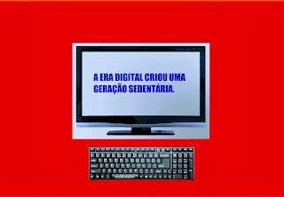 A imagem mostra uma tela de computador online onde as pessoas passam muito tempo parado pesquisando,jogando e trabalhando. Hoje em plena era digital o sedentarismo é o mal do século que provoca lenta e silenciosamente muitas doenças e várias delas podem provocar o óbito.