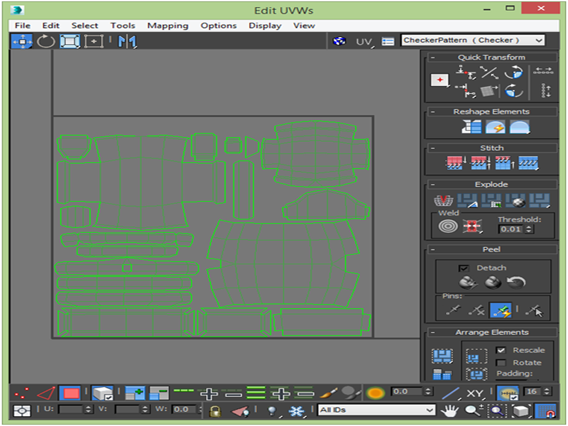 3D Modelling R&D : UV Mapping