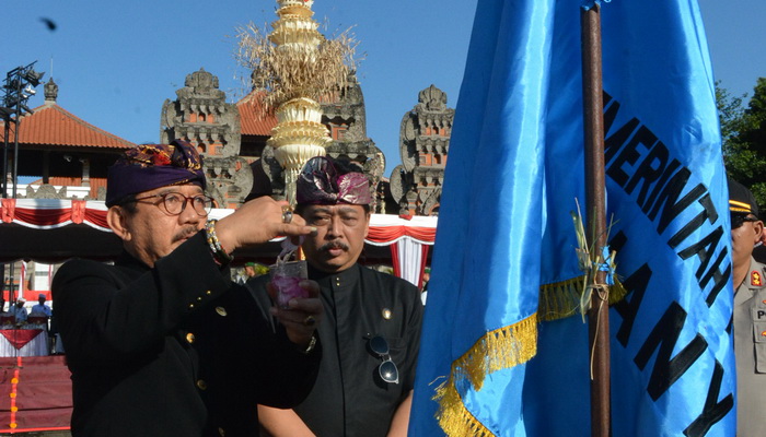 248 Tahun Kota Gianyar, Wagub Cok Ace Minta Partisipasi Lembaga Tradisional