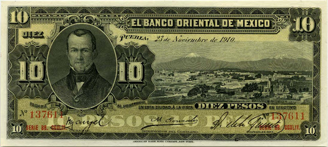 Mexican Peso banknotes Money Currency Bank Notes