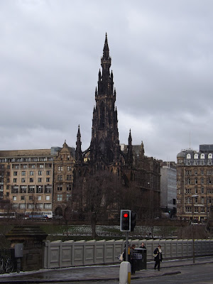 A statue in Edinburgh