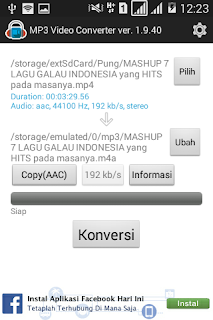Cara Convert Video ke MP3 di Smartphone Android