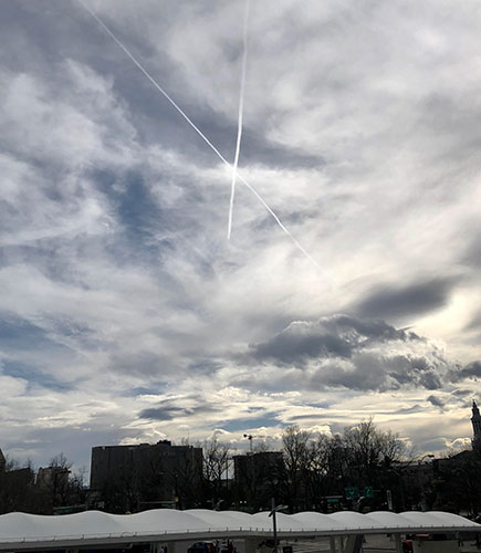 X marks the spot for great physics at the April APS Meeting in Denver (Source: Palmia Observatory)
