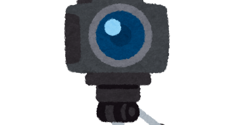 カメラを載せた一脚のイラスト かわいいフリー素材集 いらすとや