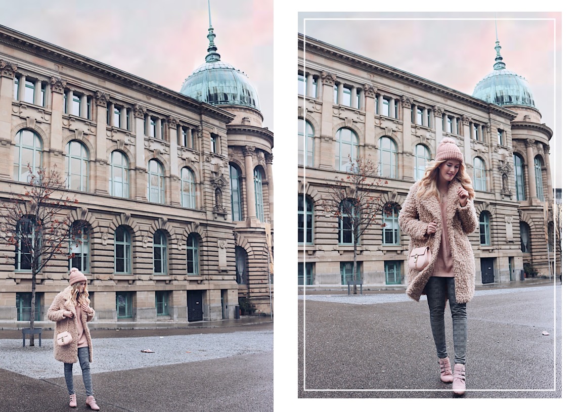 Fashion Outfit TheBlondeLion rose sweater checkered pants mister*lady girly inspiration rosa Stuttgart Blogger Fashionblogger Chloé Drew Fashion Outfit TheBlondeLion rose sweater checkered pants mister*lady girly inspiration rosa Stuttgart Blogger Fashionblogger Chloé Drew