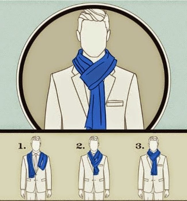 Xombre MODA BUFANDA Maneras de colocarte una bufanda.