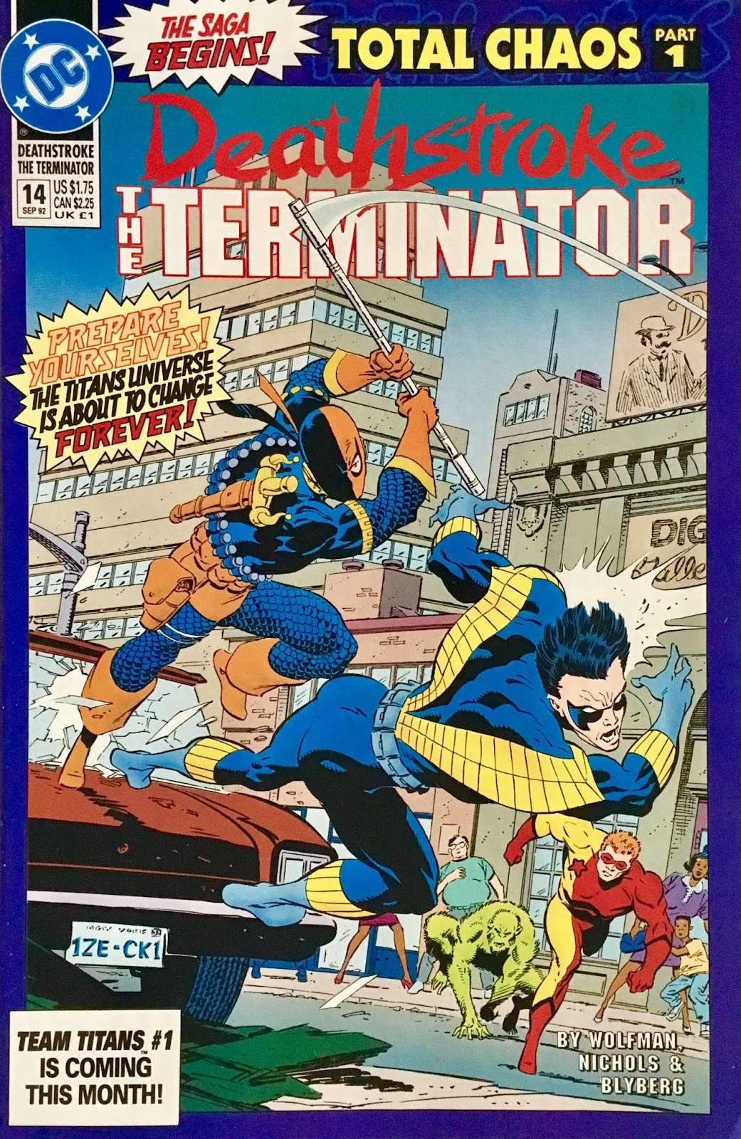 Deathstroke The Terminator #21 April 1993 DC Comics 