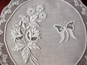 white embroidery