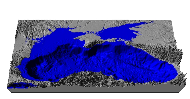 Дно черного моря без воды