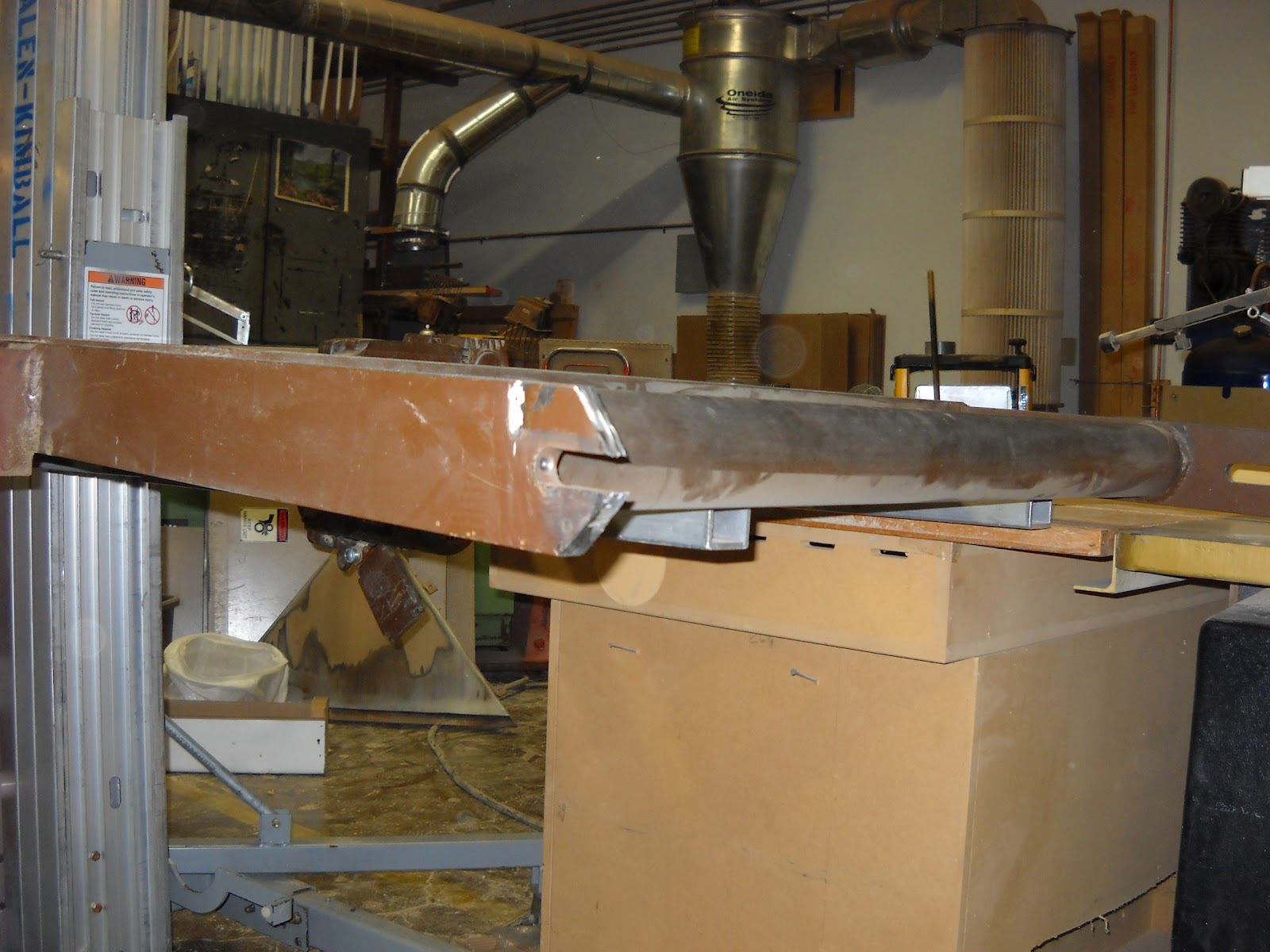 J. Holtz Furniture Wide Belt Sander Conveyor Replacement