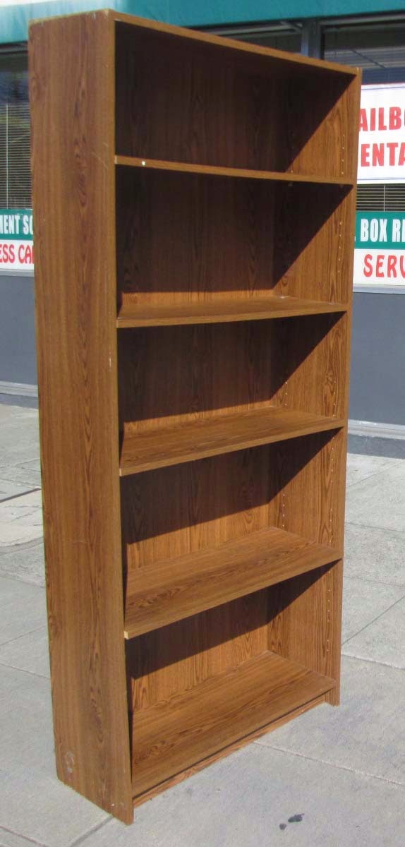 UHURU FURNITURE & COLLECTIBLES SOLD Tall Brown Bookcase 25