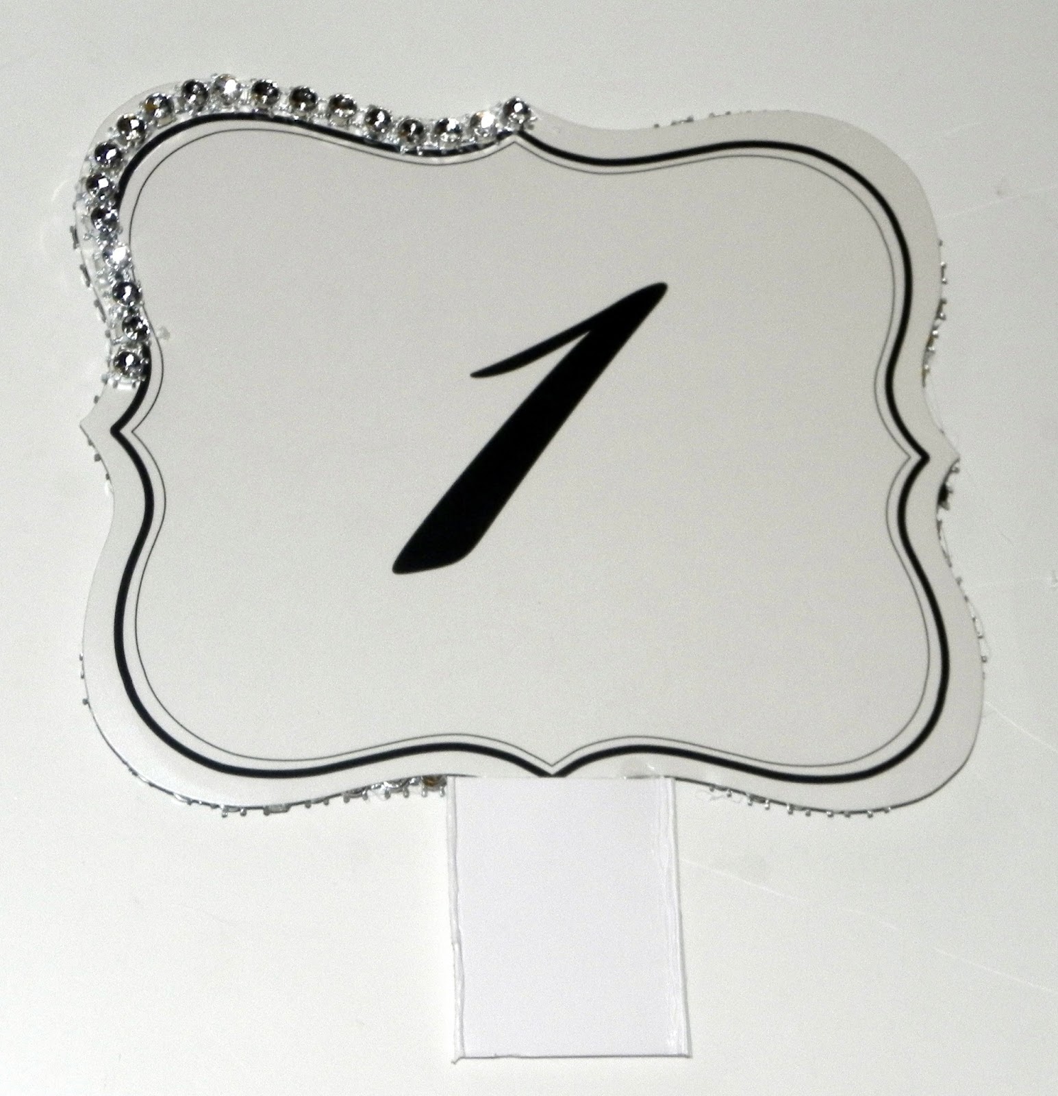 Smart n Snazzy: Wedding DIY ~ Table Number Lighted Centerpiece