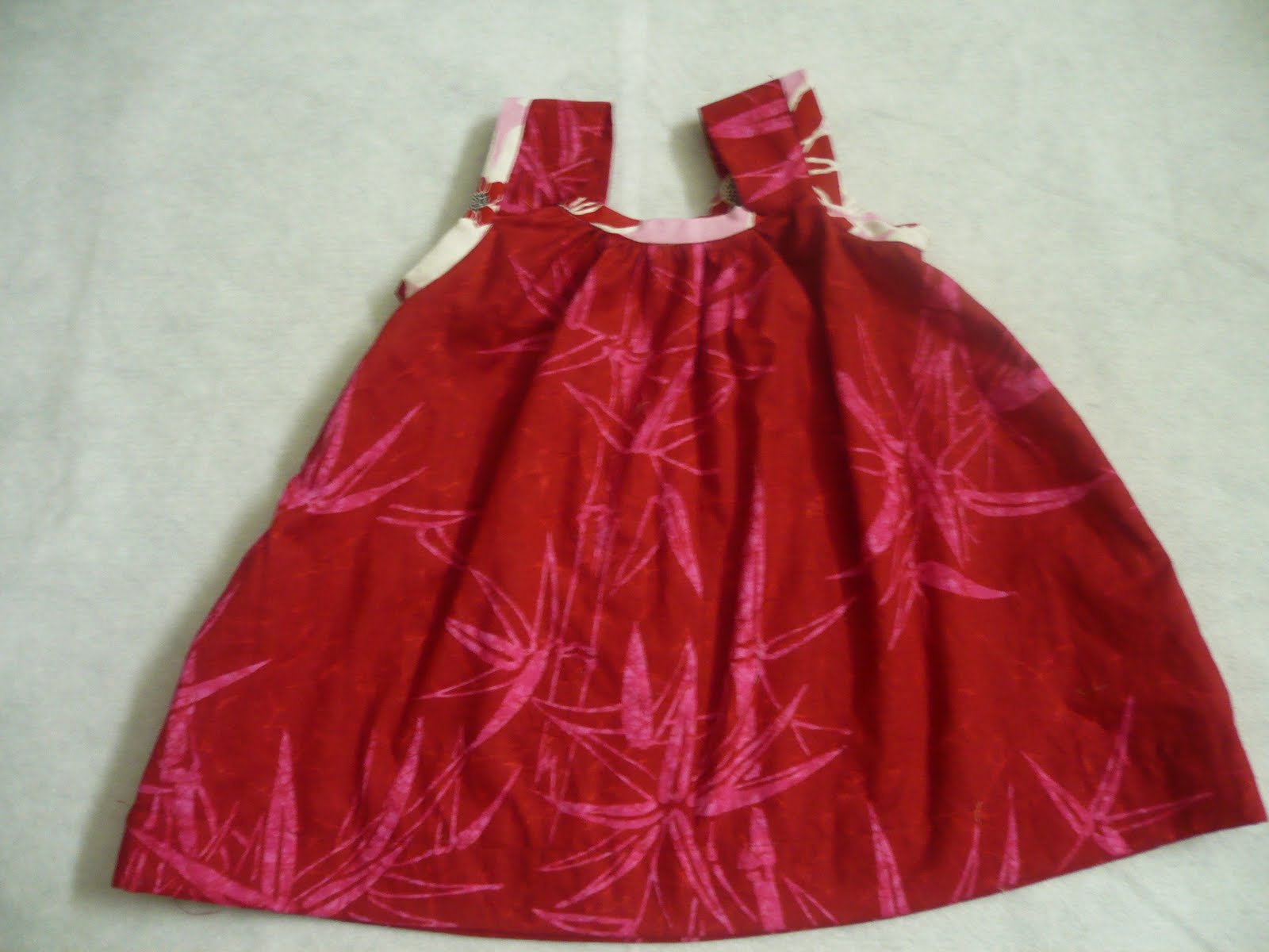 sewing a butterfly dress