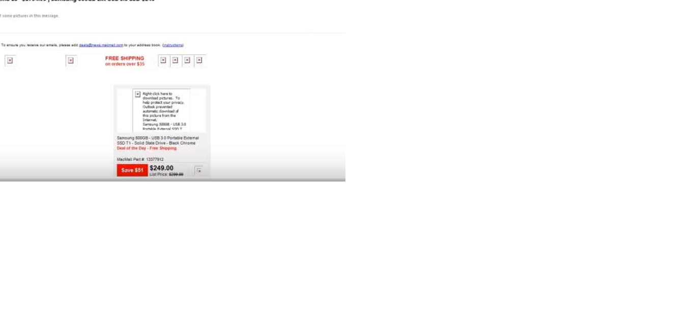 Red X's in Email Messages on outlook Online Networks Solution