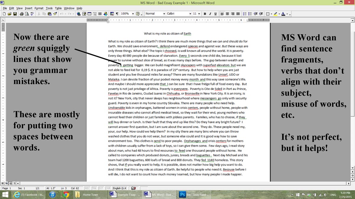 Comparative and argumentative essay