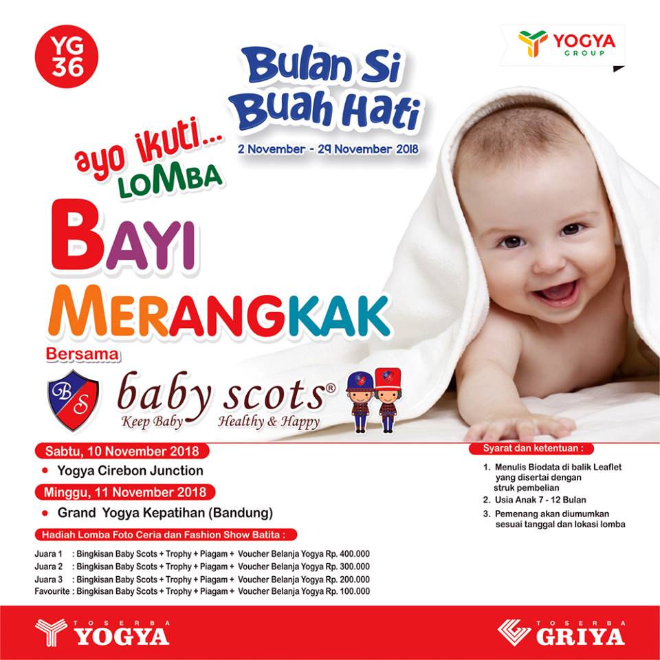 Lomba Bayi Merangkak Bersama BABY SCOTS lomba foto bayi