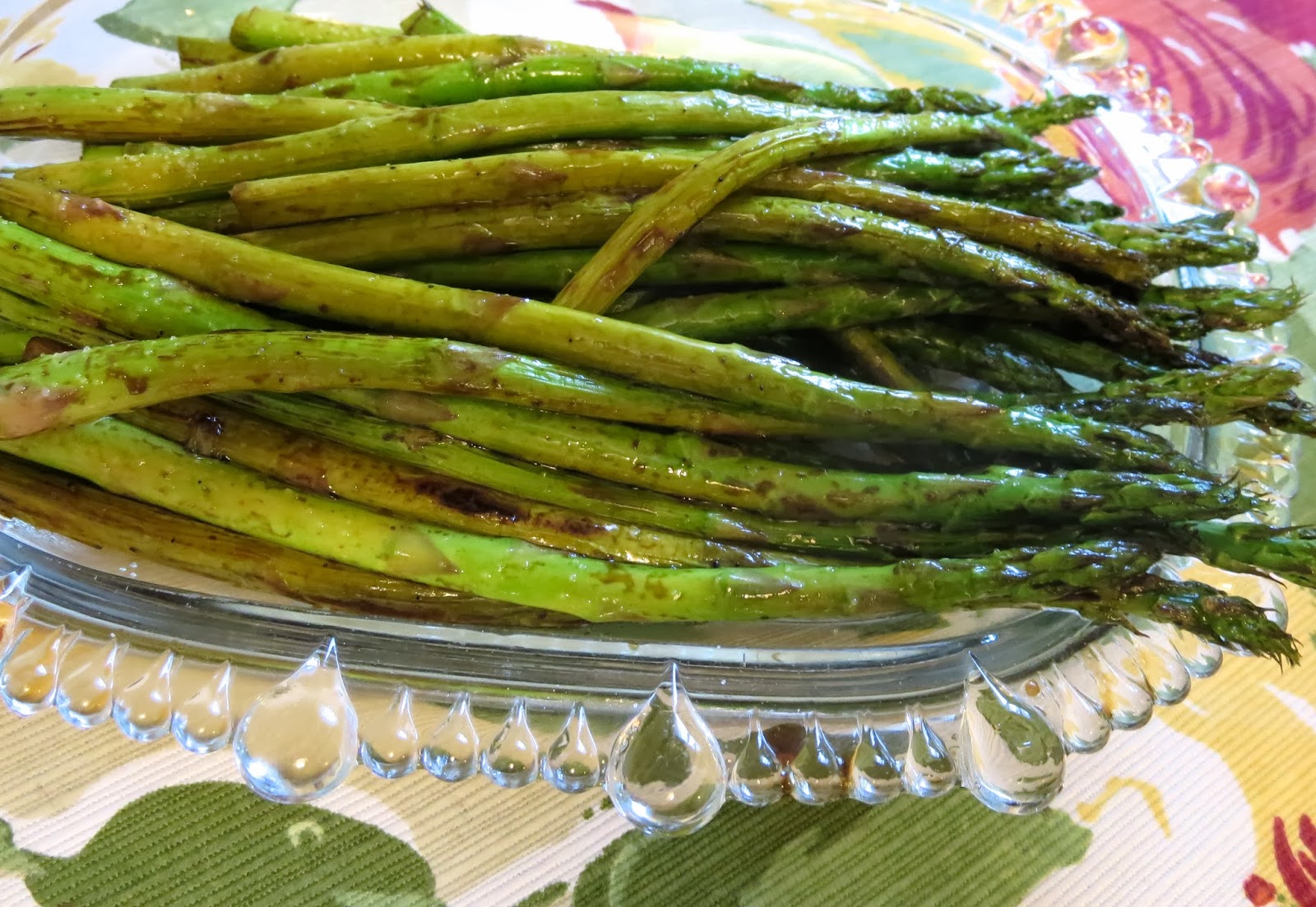 Blissful Baking Broiled Balsamic Asparagus