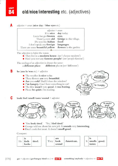 The English Corner: Grammar: Adjectives Position